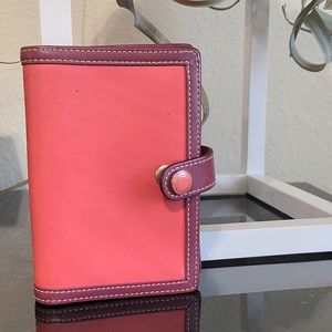 Coach agenda or notebook jacket